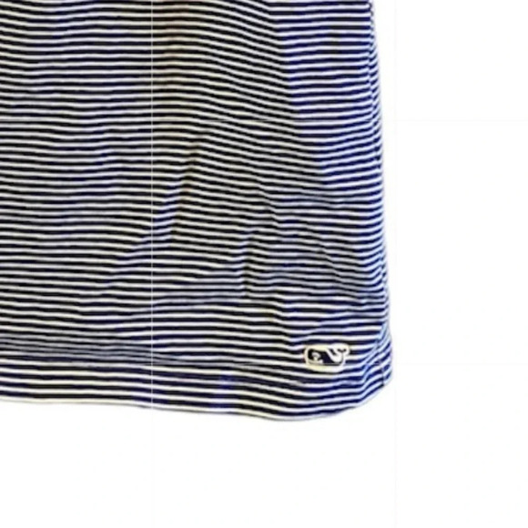 VINEYARD VINES EUC GIRLS BLUE WHITE STRIPE DRESS SUMMER DRESSES SIZE M 10 12 - Picture 4 of 6